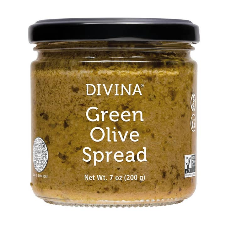 Green Olive Spread (12 Pack) for wholesale by Divina