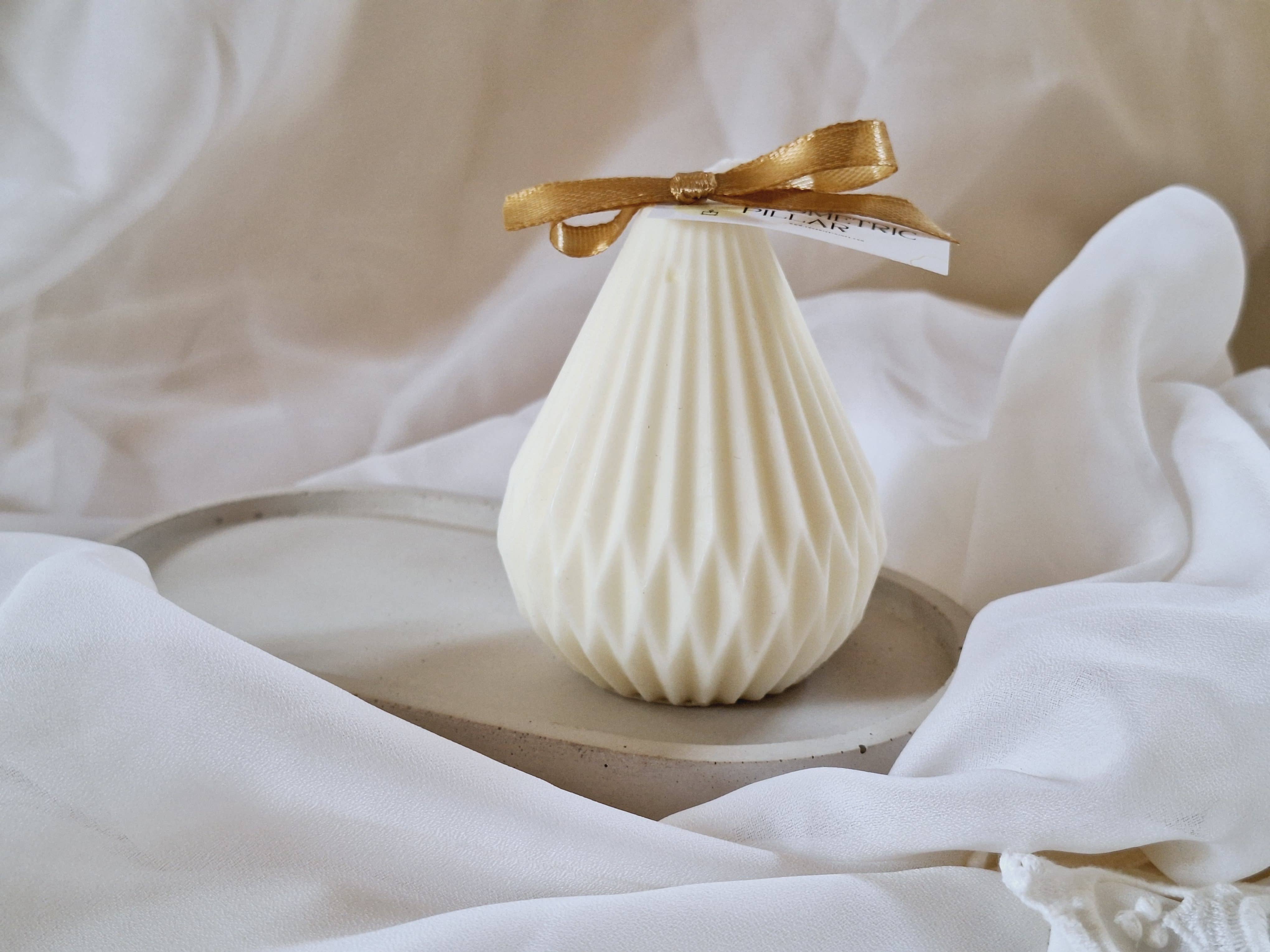 Your Nice Things - Candles - - Wholesale Novelty candle - Geometric Pillar Decorative Soy Wax Candle (Small)