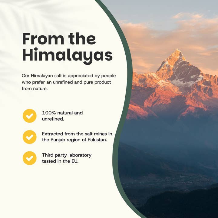 Cupplement b.v. - Wholesale Salt - Himalayan Salt 1 kg1