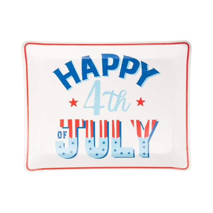 PLPL1086 - Happy Fourth Plate (8 ct) for wholesale by My Mind’s Eye