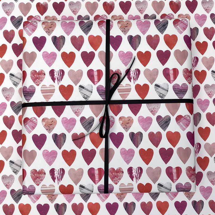 Carta da regalo cuori per la vendita all'ingrosso da parte di Bianca Williams Design