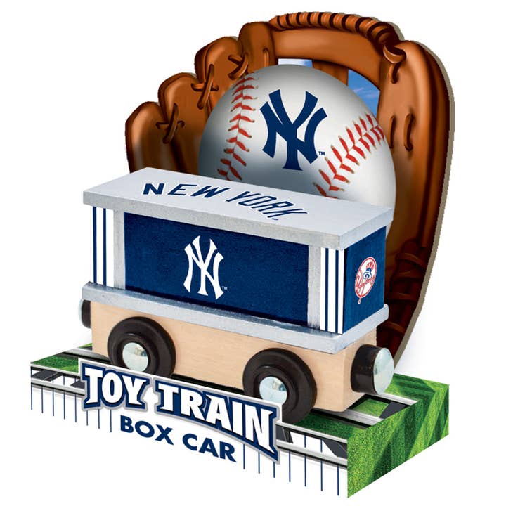 Masterpieces Puzzles - Wholesale Toy Car/Truck - Kids - New York Yankees Toy Train Box Car