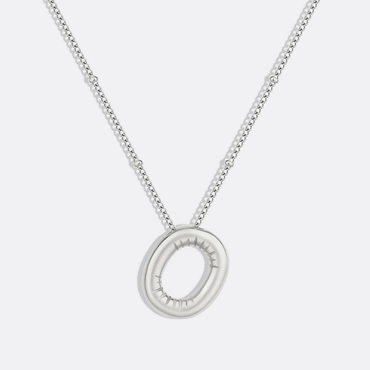 Mint & Lily - Wholesale Pendant/Charm Necklace - Balloon Initial Necklace with Satellite Chain38