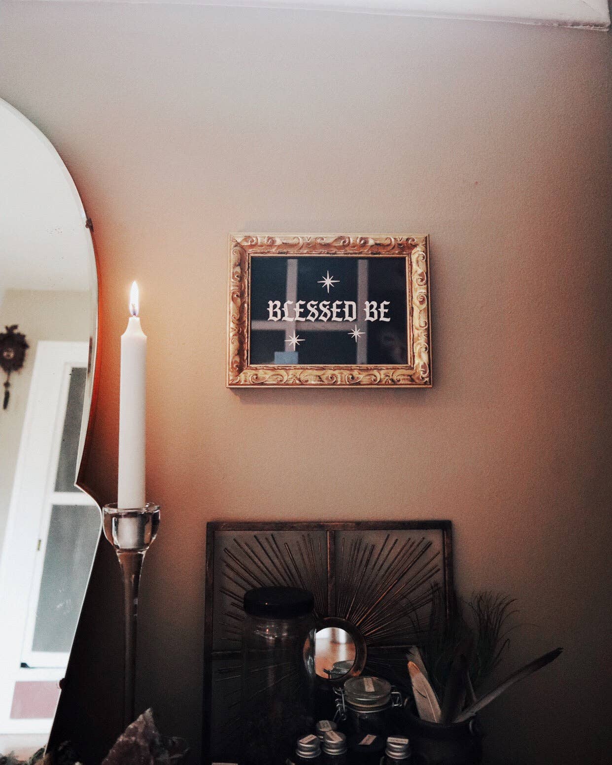 Lady Moon Co.® - Wholesale Sign - Blessed Be Print2