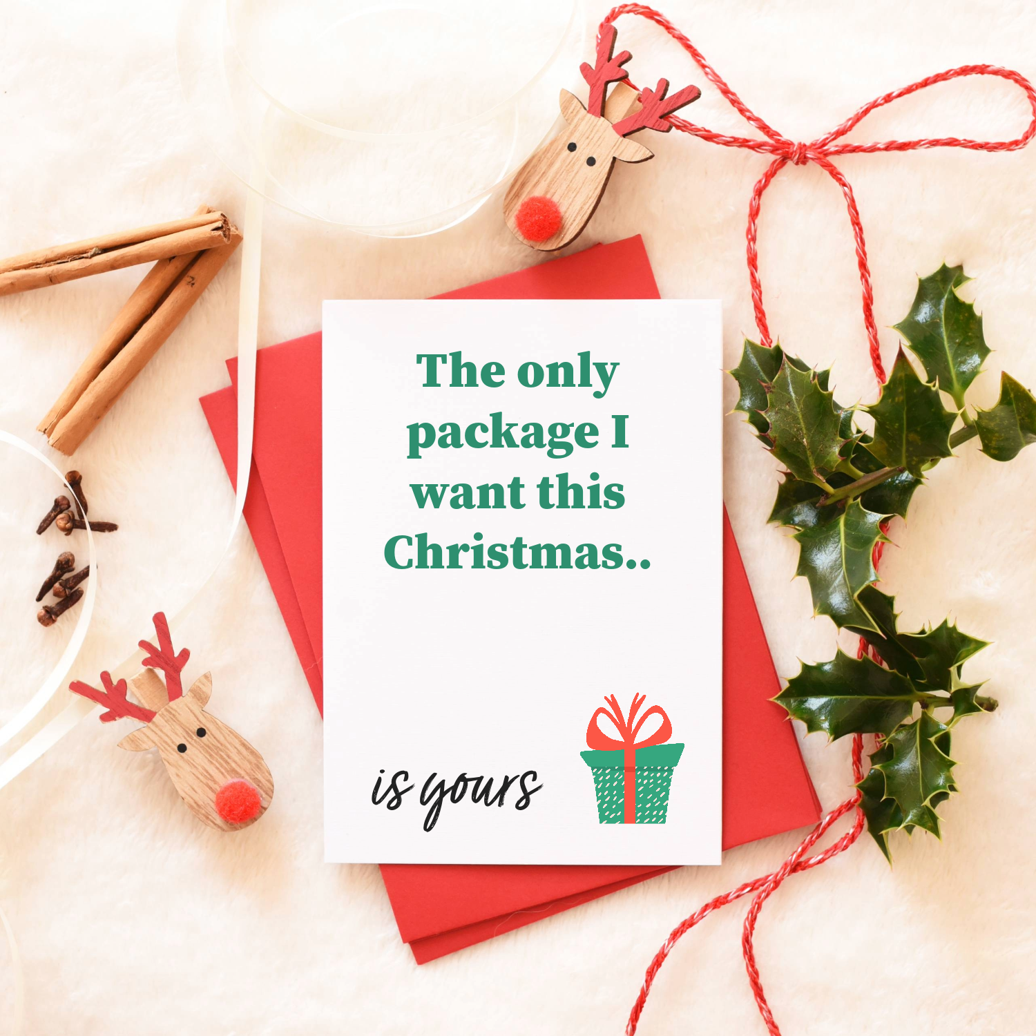 Wonky Cards - Wholesale Christmas Card - Christmas bumper pack - 60 cards A Very Merry Christmas - Greeting card1