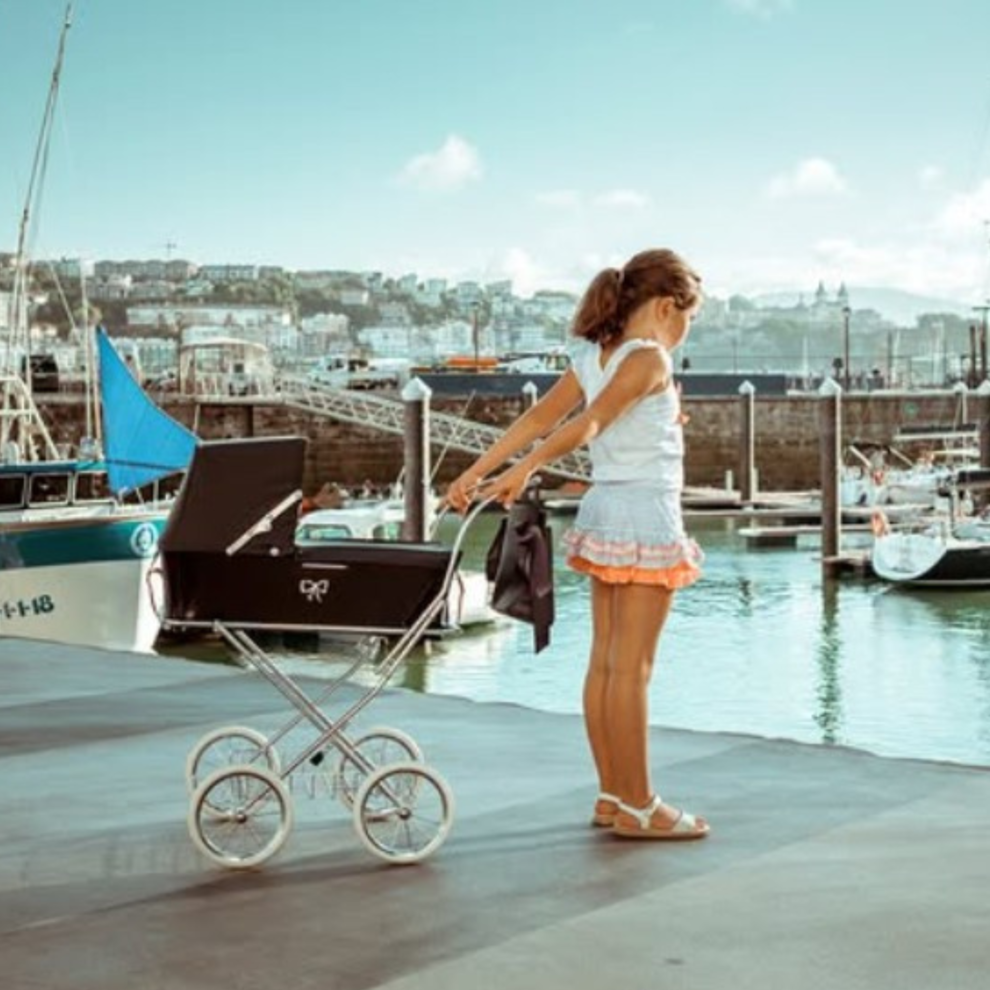 Maria & Jesus - Wholesale Doll Stroller - Kids - Sweet Car + Napa Bag - Customizable Color, Size, and with Your Name!21