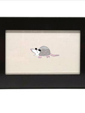 Tiny Framed Thing - Possum for wholesale by Ain't So Bad Goods LLC