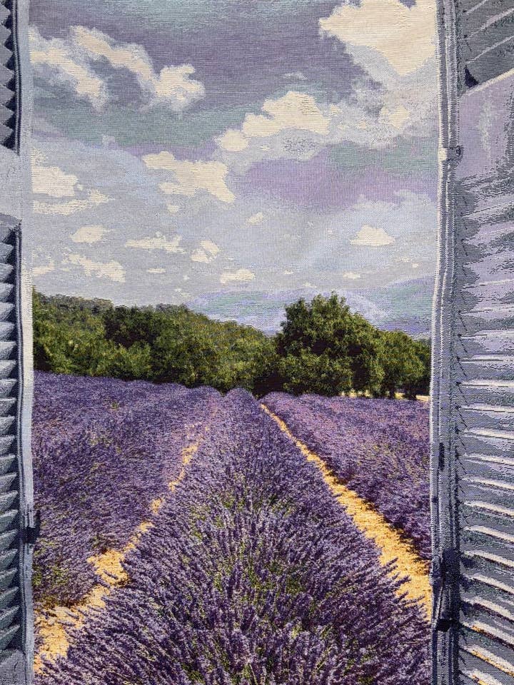 1Tap-Tapisserie Lavande Grand pour la vente par Mierco European Linens