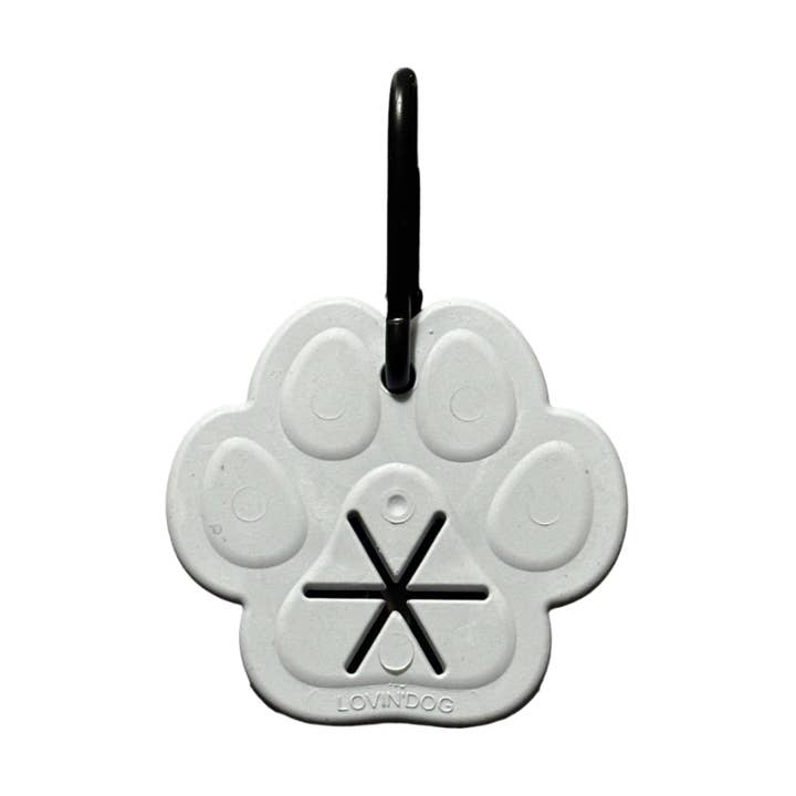 LOVIN'DOG - Wholesale Pet Poop Bag Dispenser - Dog Poop Bag Holder Paw Light-Grey0