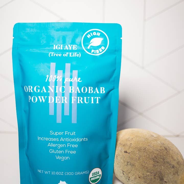 Merin Kind - Wholesale Protein/Superfood Powder - Organic Baobab Powder for Digestive Health - High in Fiber a