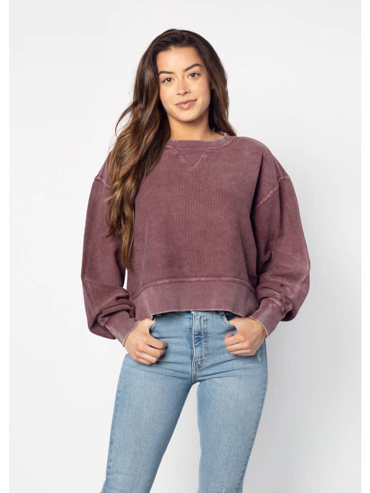 Corded sweatshirt discount wholesale