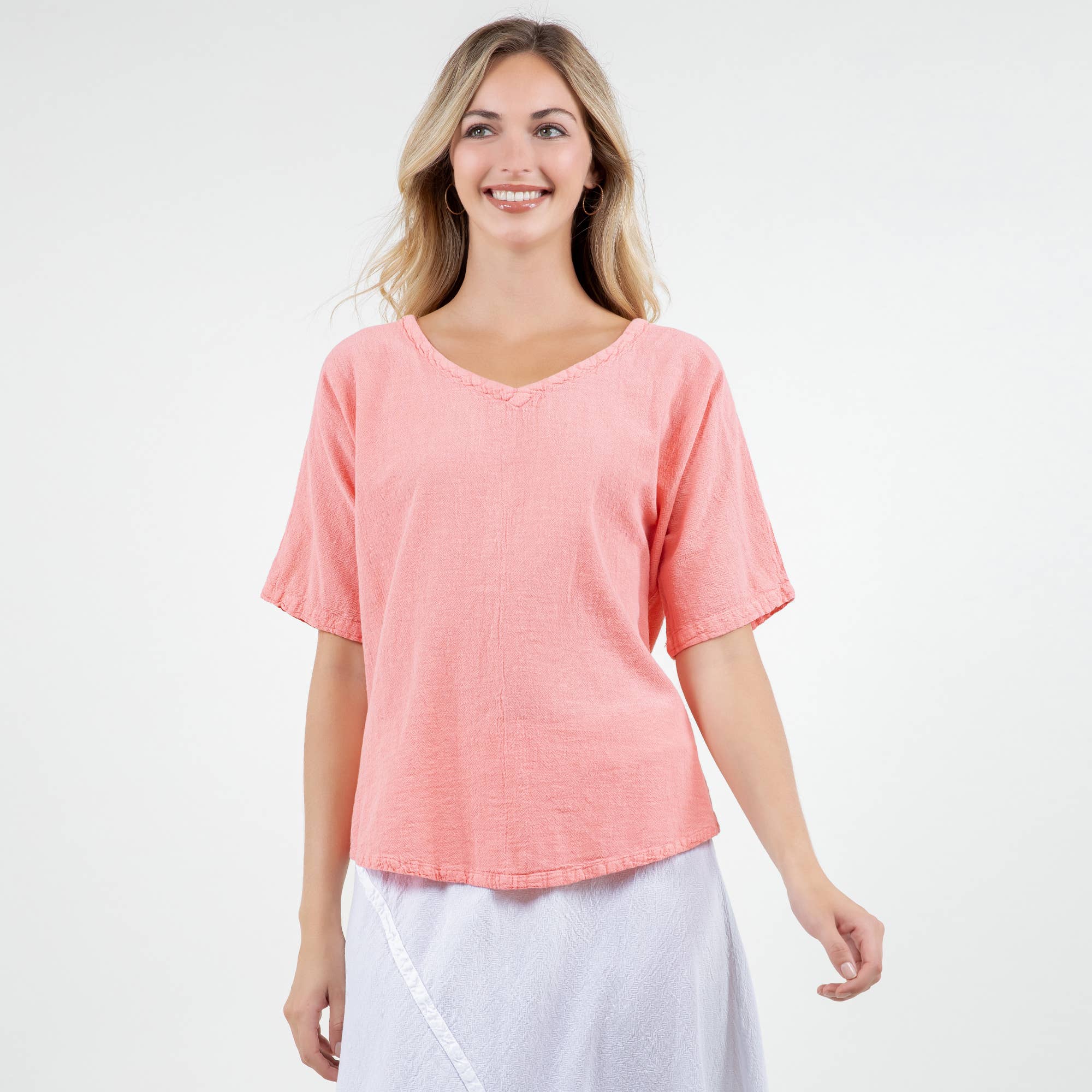 Cottonways – wholesale Blouse – Women’s – Mary Top 100% Cotton Gauze47