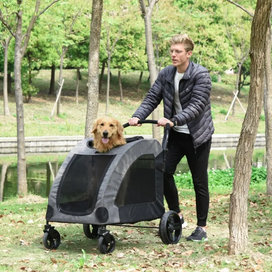 Furr-Baby Gifts - Wholesale Pet Carrier - Cat/Dog - Foldable Pet Stroller with Storage Pocket35