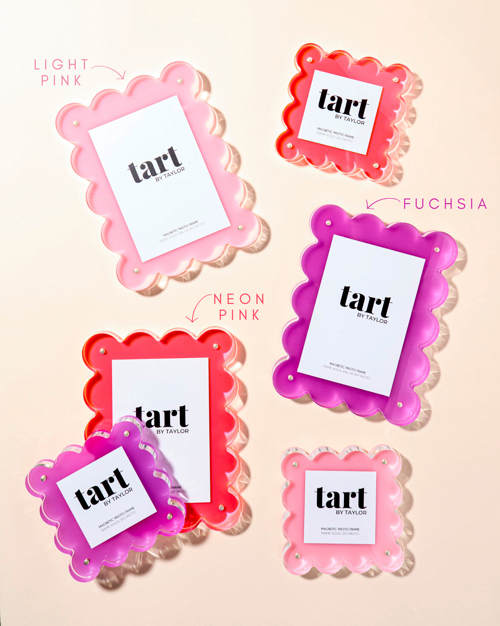 Tart By Taylor - Wholesale Picture Frame - Light Pink Acrylic Picture Frame7