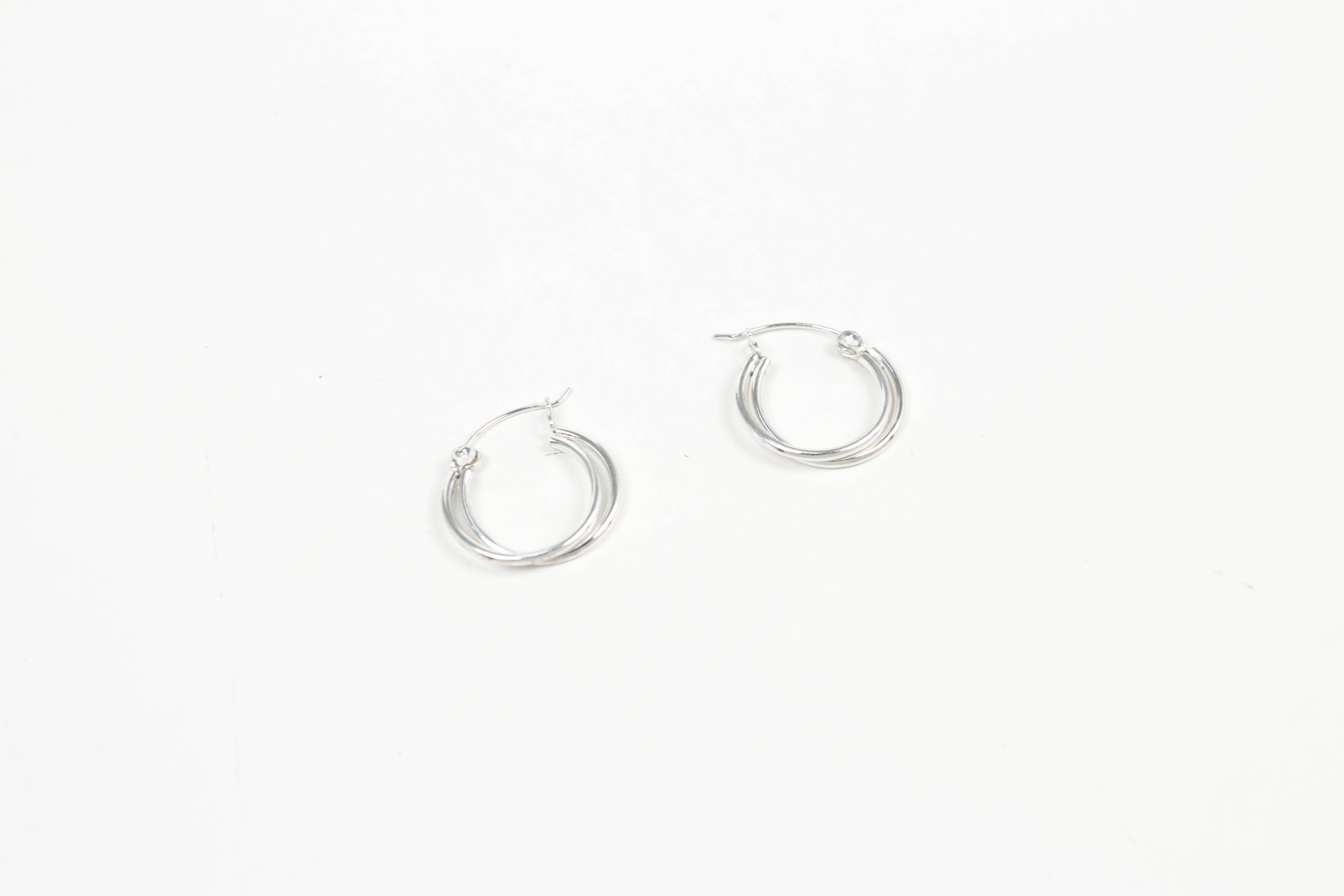 Accessoires by KHB - Wholesale Hoop Earrings - Creole 925 silver 60032 real silver