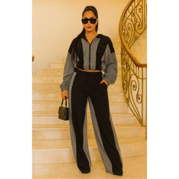 URBAN EDGE COLOR BLOCK SET for wholesale by Black Pearl Clothing