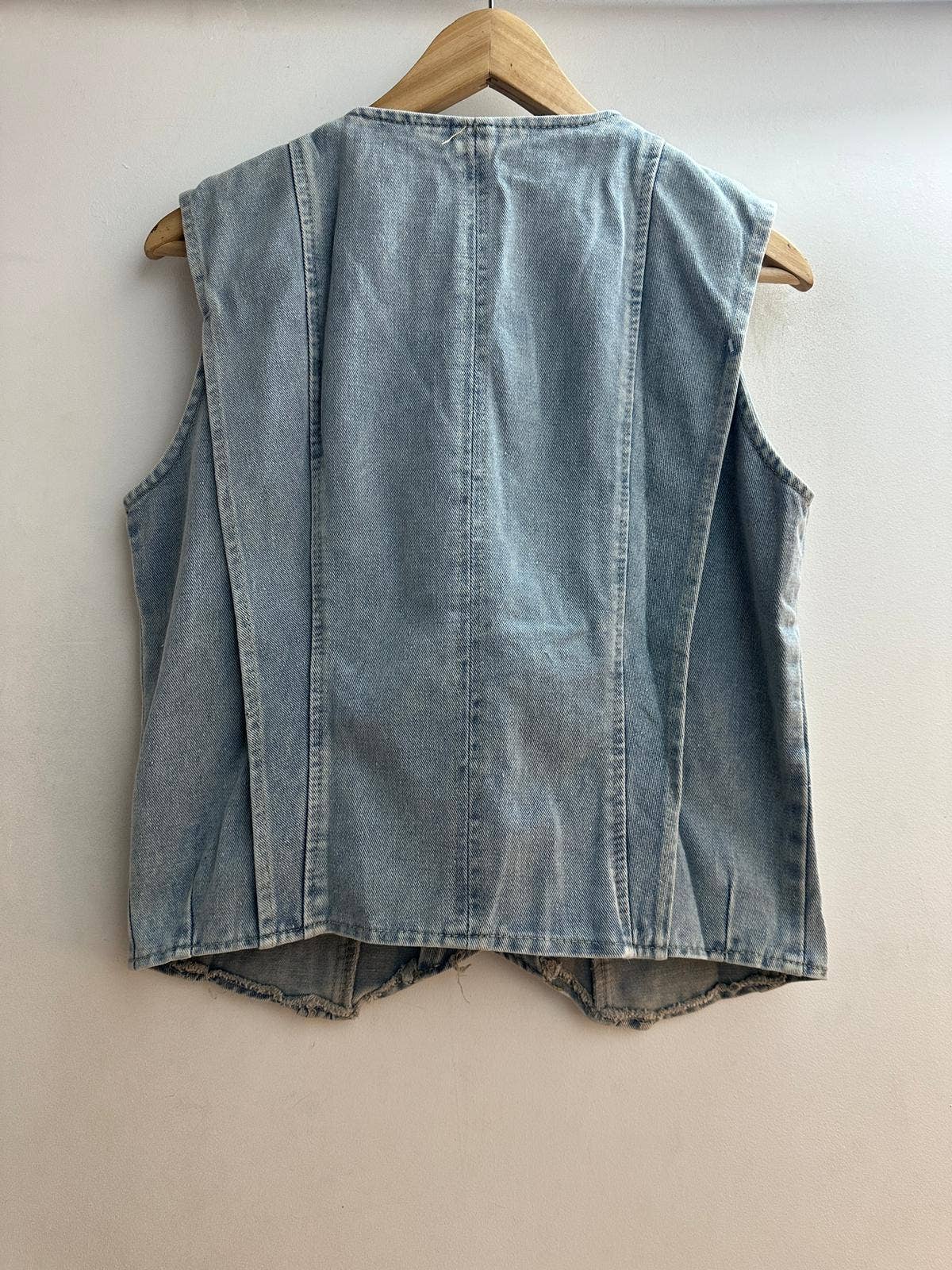 LORIANE - Wholesale Outerwear Vest - Women's - 2311 Denim vest3