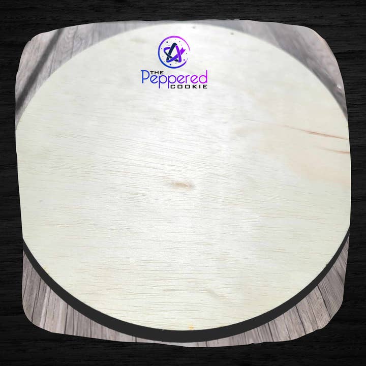 Blank - Circle Wood Round for wholesale by The Peppered Cookie