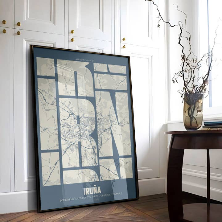 IRÑ LetraMap for wholesale by The Traveler Art