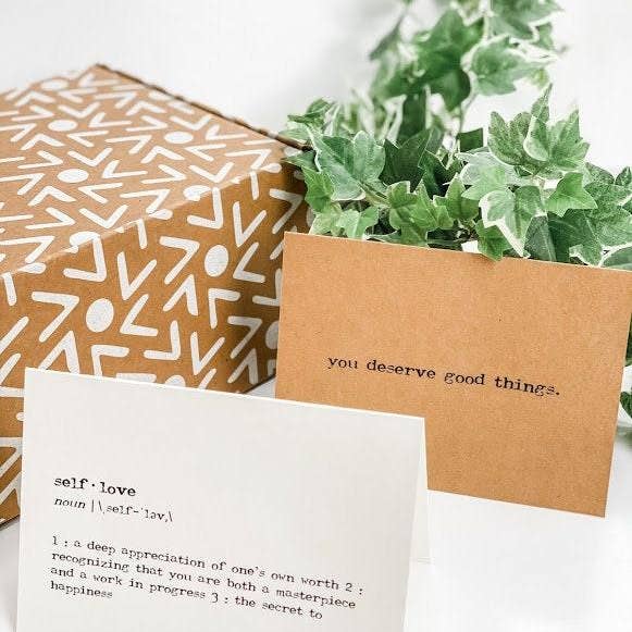 Alison Rose Vintage - Wholesale Encouragement Card - you deserve good things compliment greeting card1