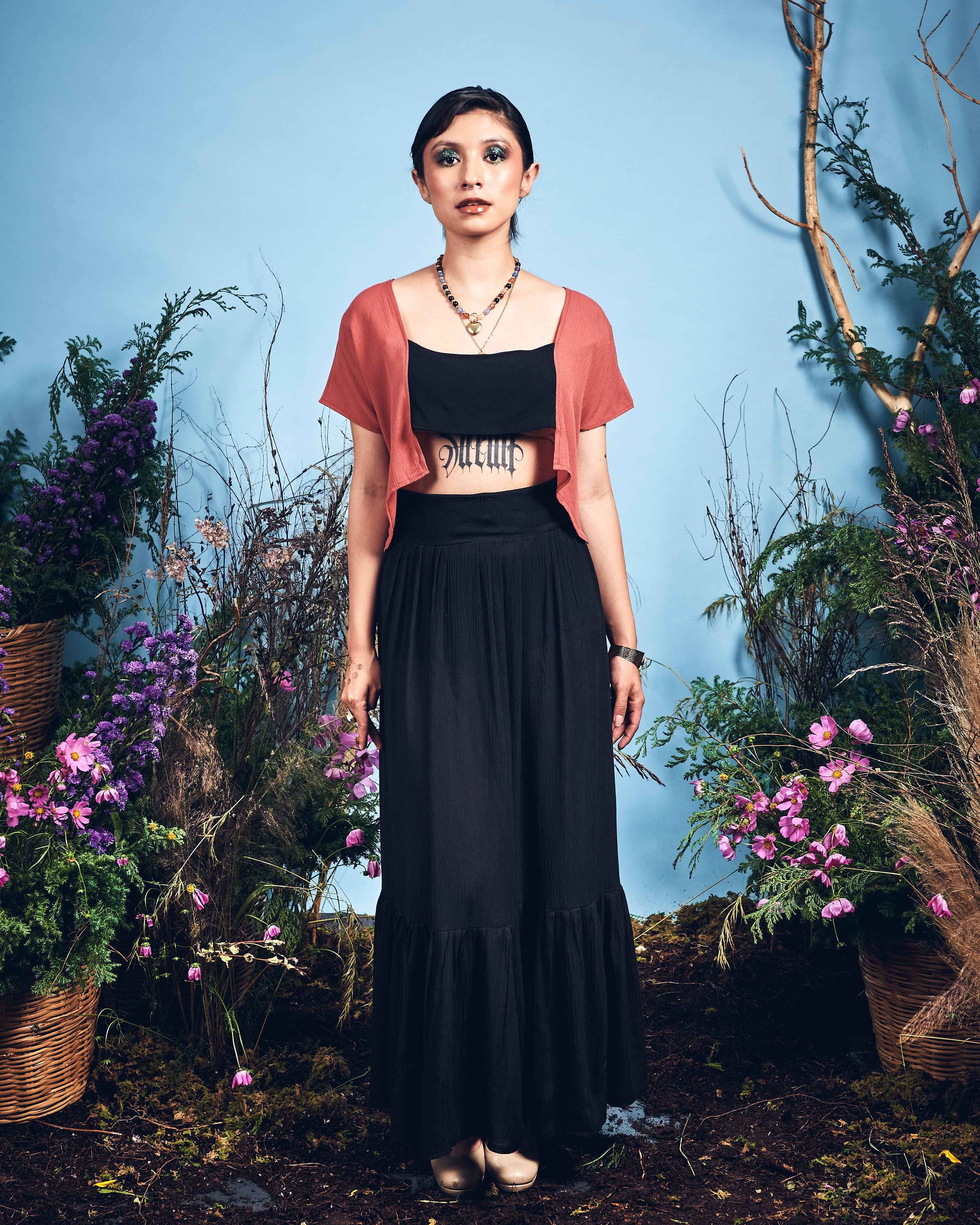 Badass x Bonita - Wholesale Blouse - Women's - Badass Bonita x Nacho Jota - Mexa Huipil Coral0