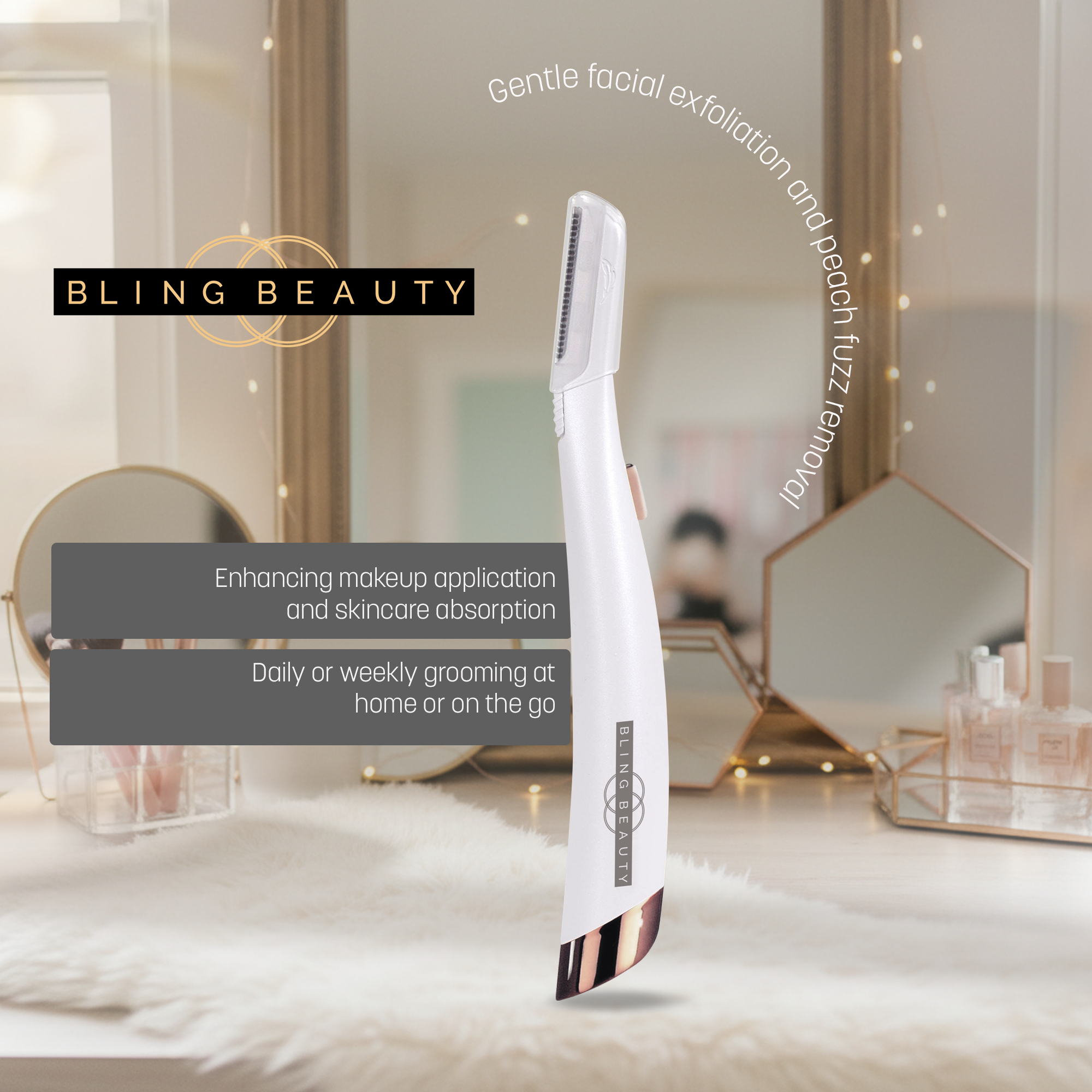 Bling Beauty - Wholesale Facial Exfoliant/Scrub - Bling Beauty Dermaplaning Facial Exfoliator4