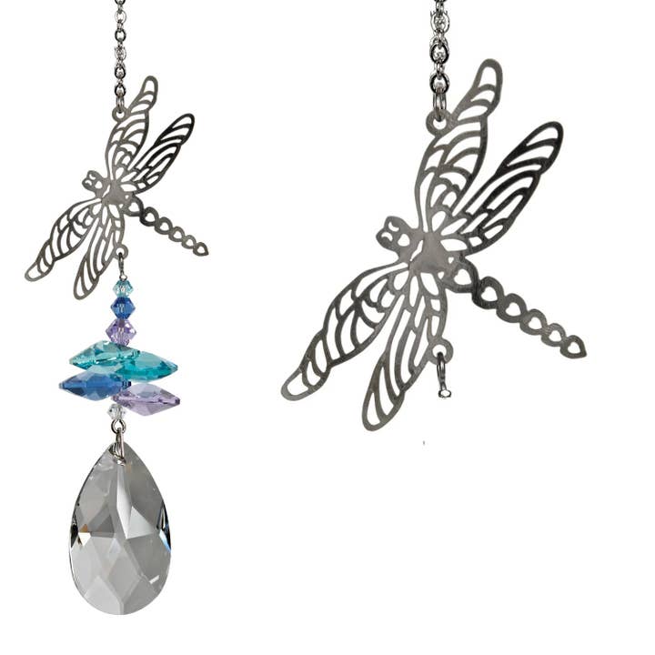 Woodstock Chimes - Wholesale Suncatcher - Crystal Fantasyâ„¢ - Dragonfly