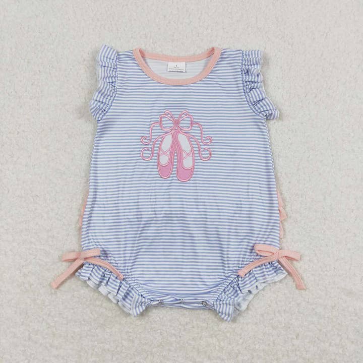 Aier Wholesale - Wholesale Clothing Set - Baby - Baby Girls Sibling Dance Shoes Ballet Design Rompers Dresses Clothes Sets