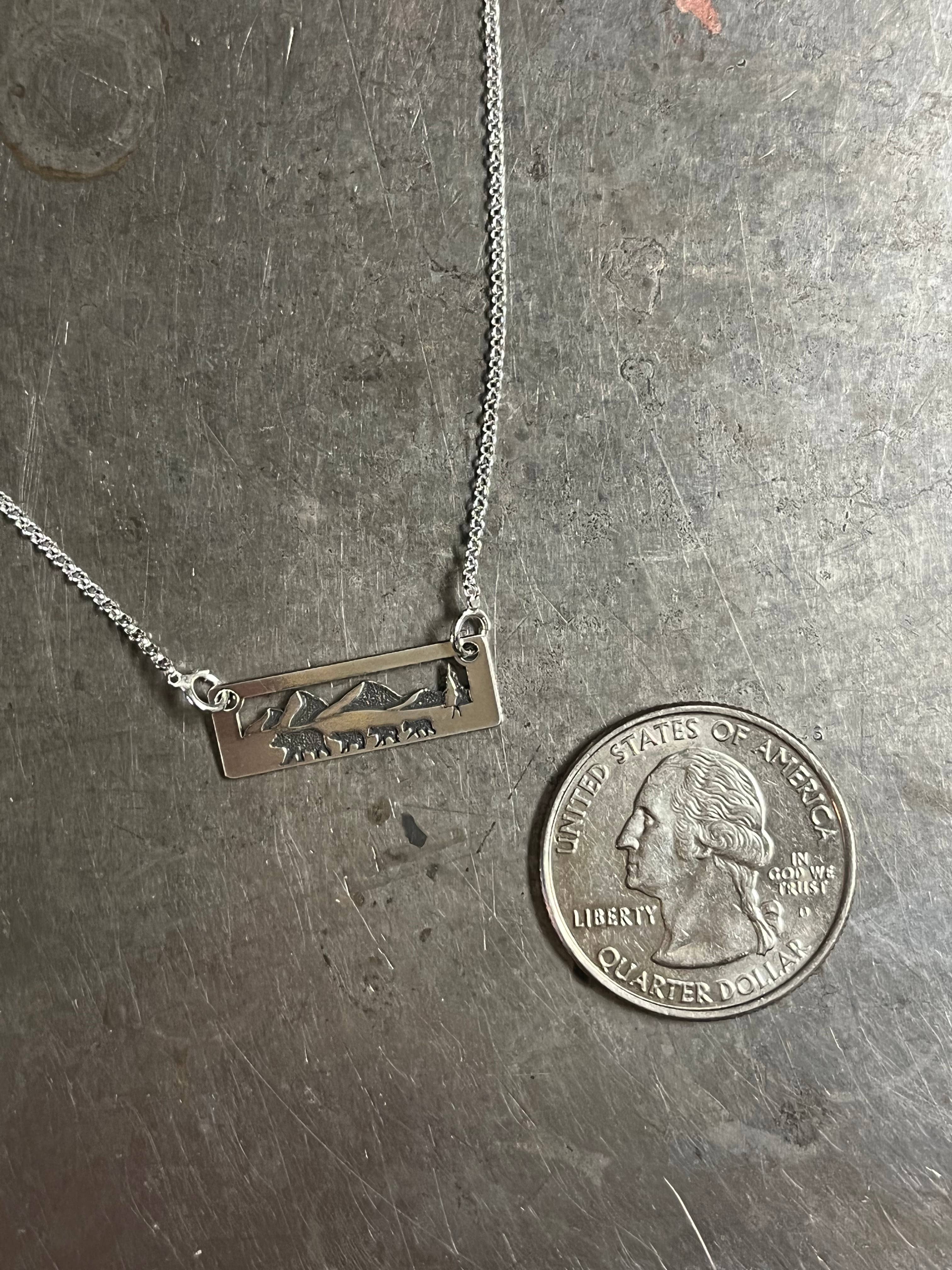 Altitude Jewelry - Wholesale Pendant/Charm Necklace - Momma Bear Three Cub3