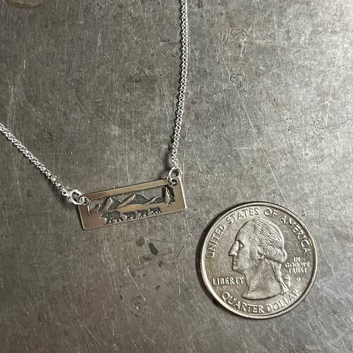 Altitude Jewelry - Wholesale Pendant/Charm Necklace - Momma Bear Three Cub3
