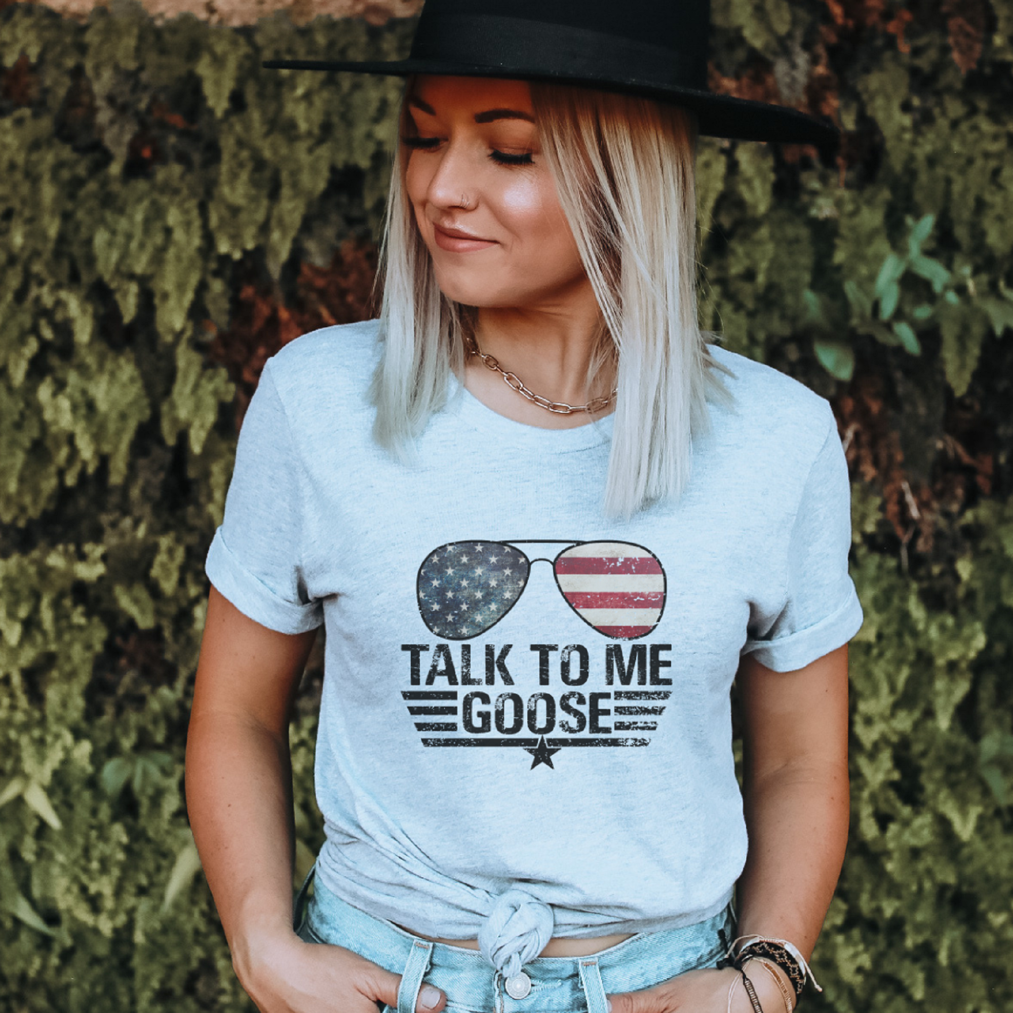 Trendznmore - Modern Graphic Apparel - Wholesale Screen Printed T-Shirt - Women's - Talk to me Goose Patriotic T-Shirt5