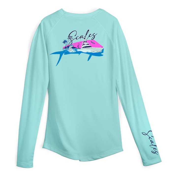 Scales Gear - Wholesale Screen Printed T-Shirt - Women's - Mahi Slam Womens Performance6
