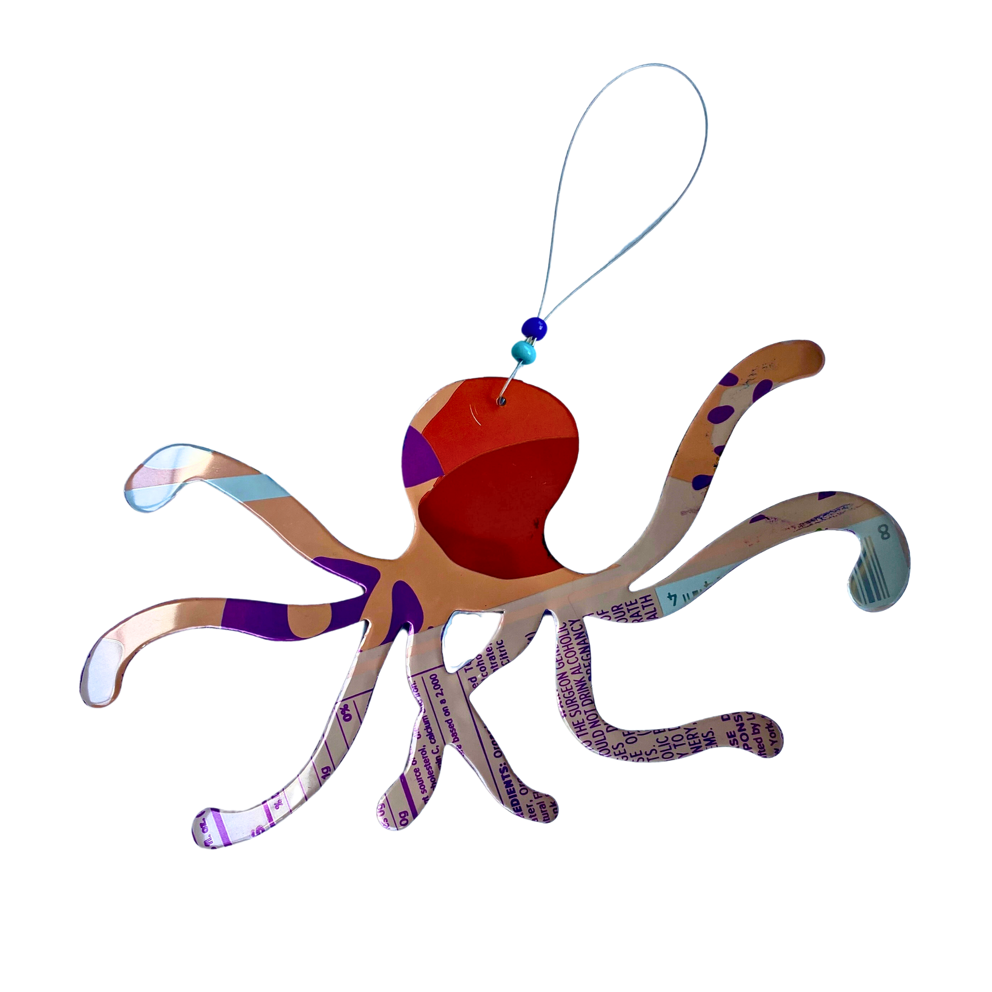 Seatree Studio – wholesale Ornament – Octopus Ornament - Aluminum Can1