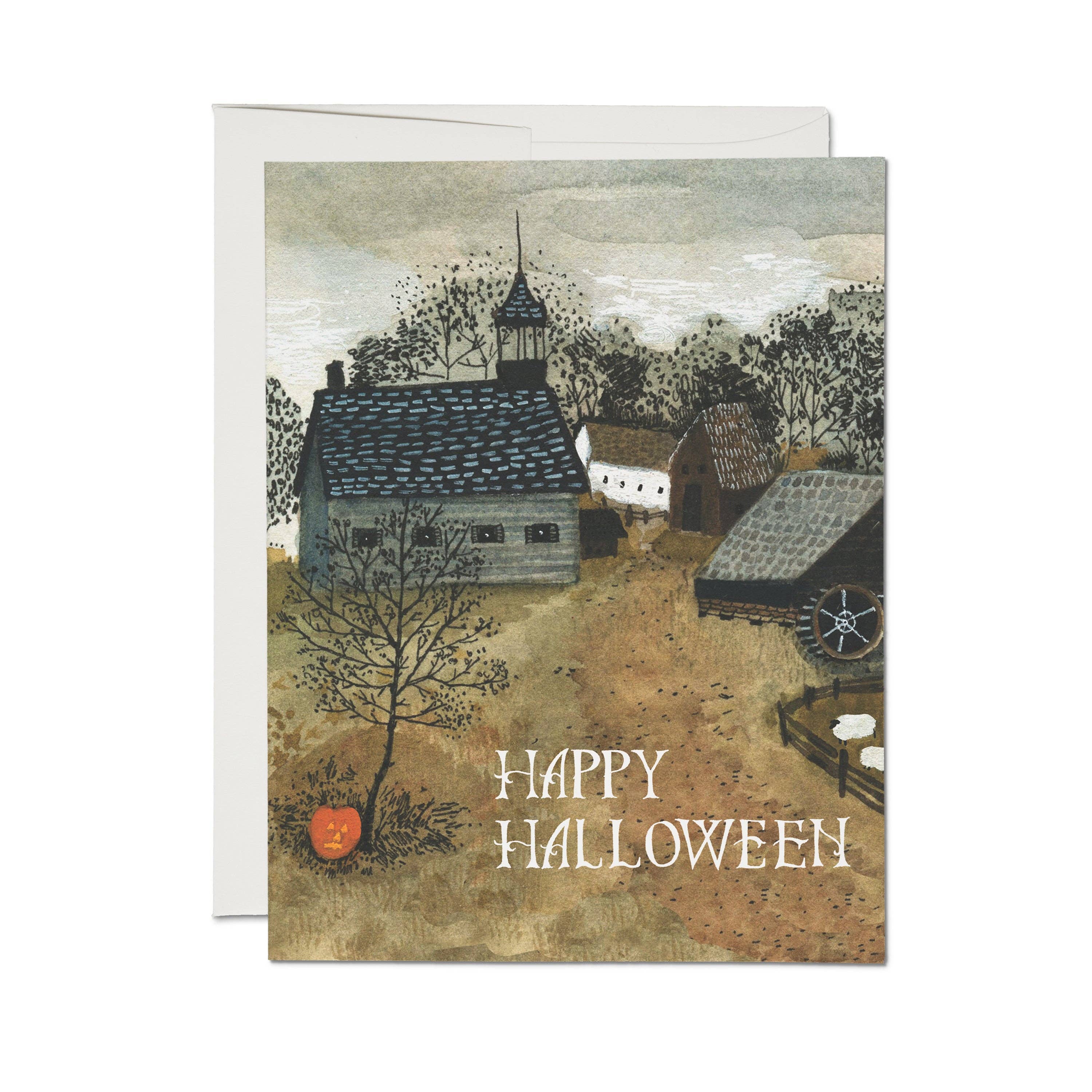 Red Cap Cards - Wholesale Halloween Card - Sleepy Hollow Halloween greeting card