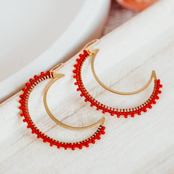 Perlenohrringe, Seed Bead Ohrringe, Boho-Ohrringe für den Großhandel von Magnolia & Clover