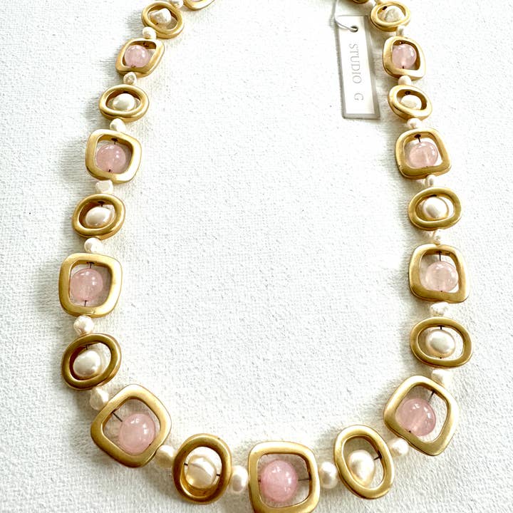 Studio G - Wholesale Beaded/Pearl Necklace - #57 Modern Necklace14