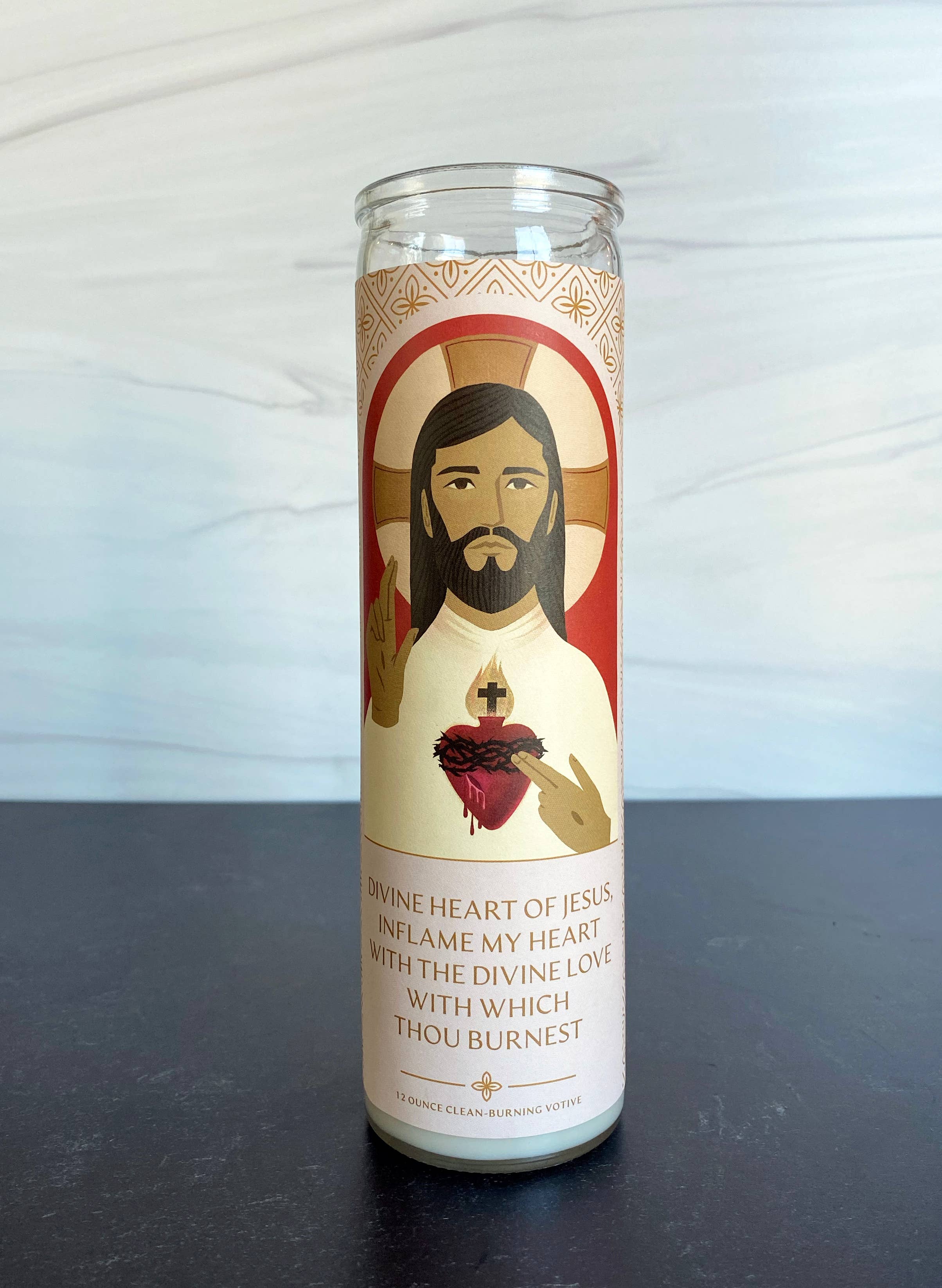 Providential Co. - Wholesale Votive Candle - Candle: Sacred Heart of Jesus Votive