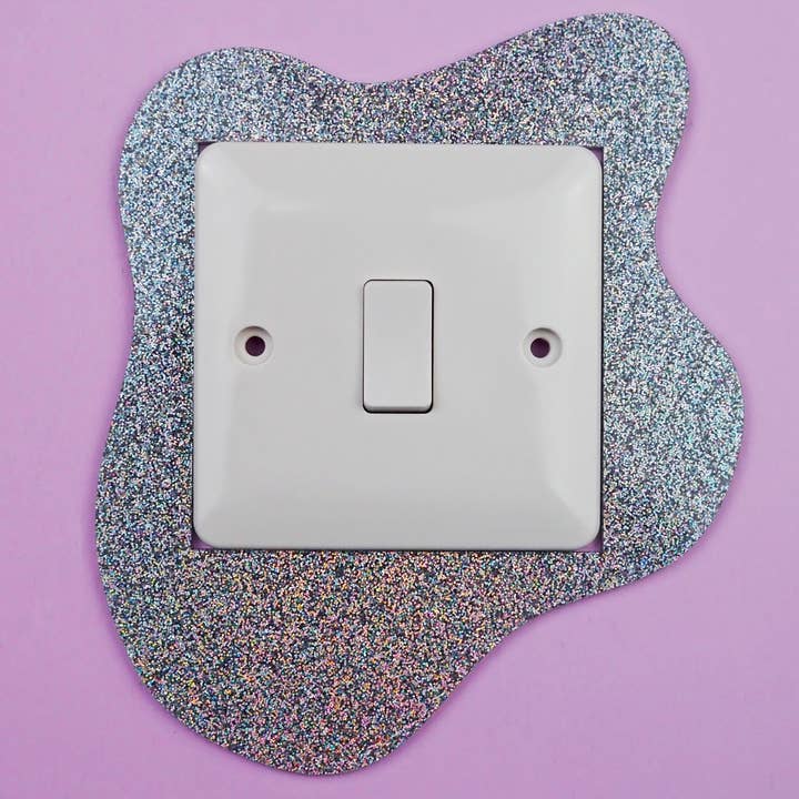 Printed Weird – wholesale Light switch cover/plate – Holographic Glitter Light Switch Cover