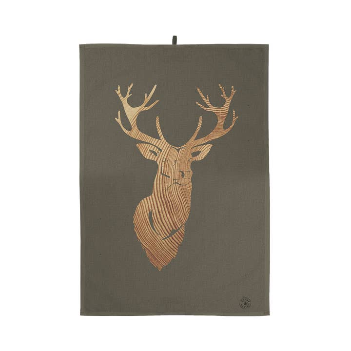 Coast and Valley - Wholesale Tea Towel - Cerf Bois tea towel