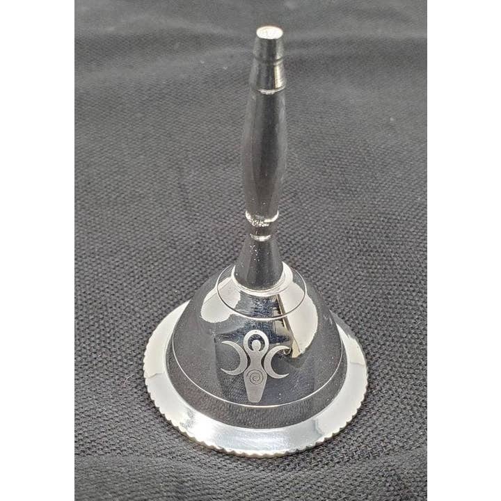 Gudinde af Jorden Sølvbelagt Alterklokke - 3" H for engroshandel hos GREENROOTS USA LLC