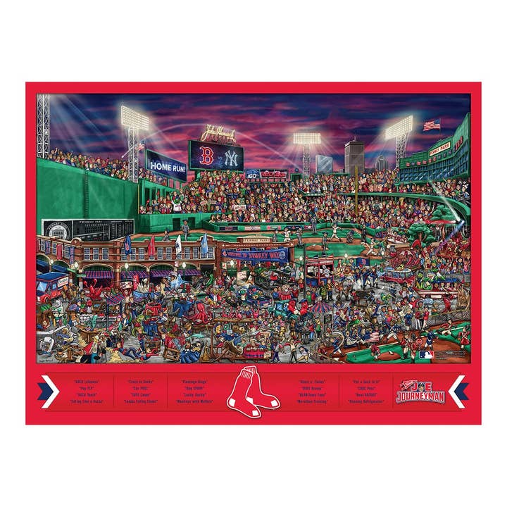 White Mountain Puzzles - Wholesale Puzzle - Adult - Boston Red Sox (5021183) - 500 Piece Jigsaw Puzzle