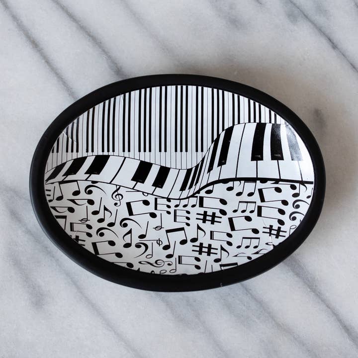 Borders Unlimited - Wholesale Bath Soap Dish - Music Piano Soap Dish0