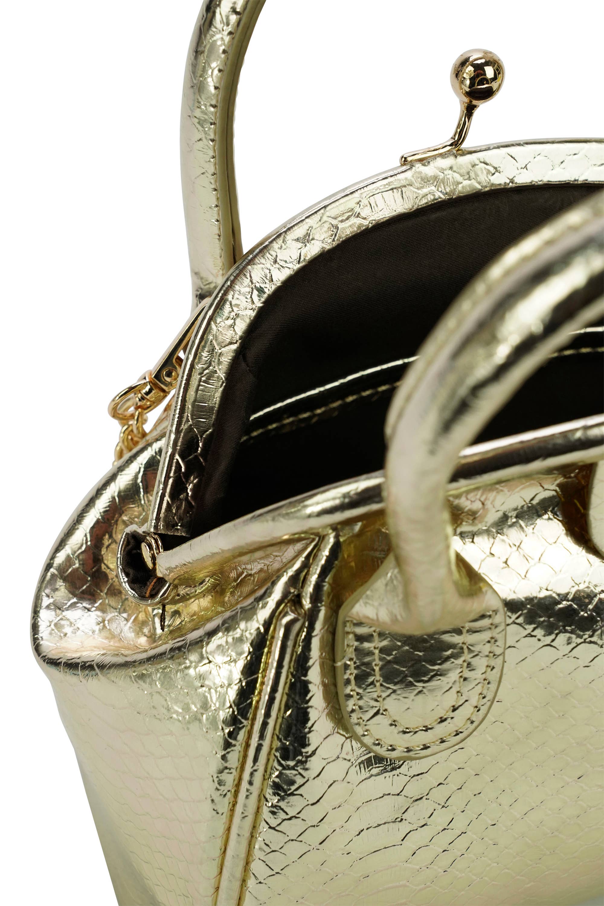 HJS - Wholesale Shoulder Bag - Women's - 'MARIPOSA' Crossbody Bag - Small Size with Snake Print24