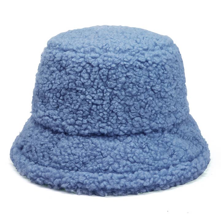 Fashion City - Wholesale Bucket Hat - Women's - Boucle Teddy Winter Bucket Hats