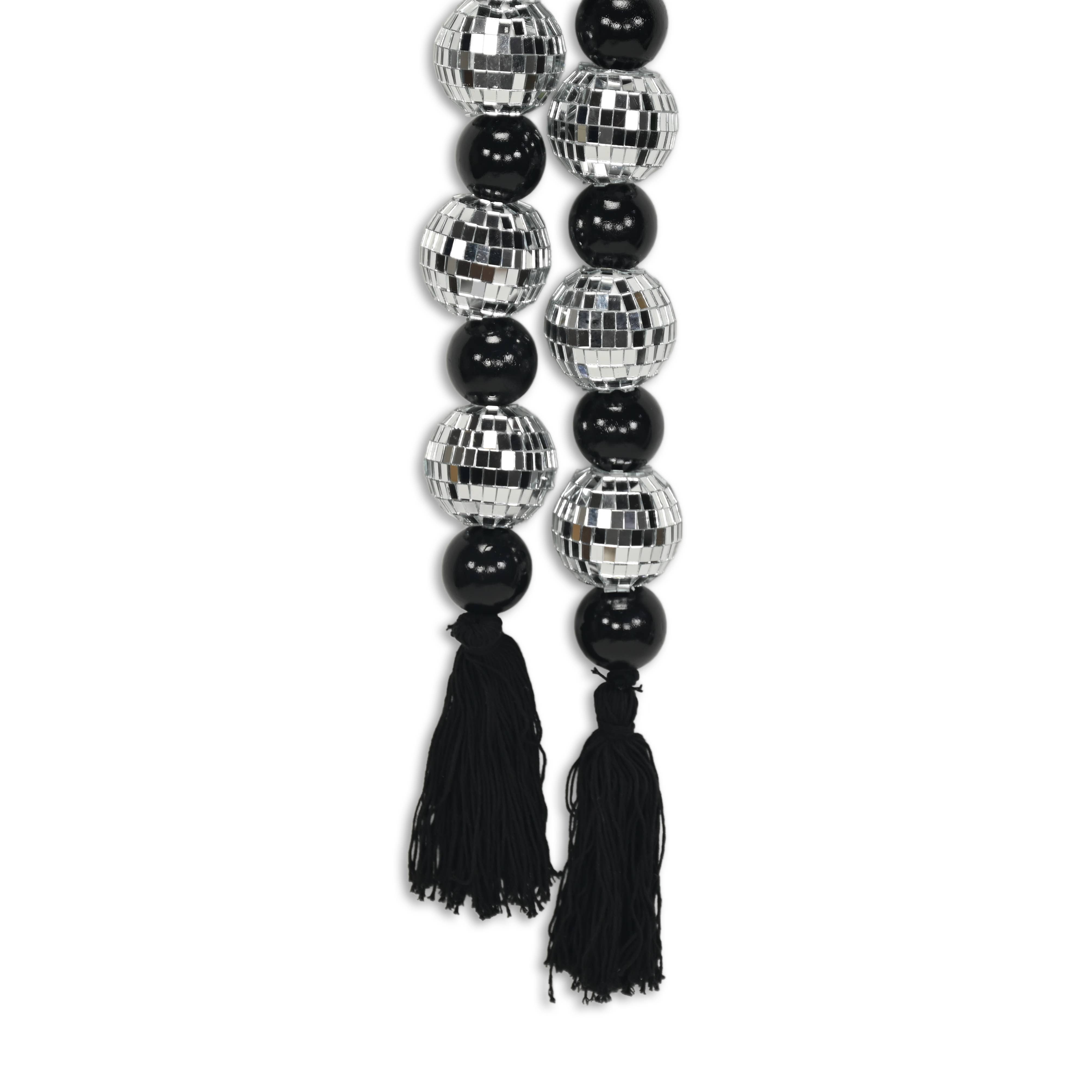 Cheungs Home Decor – wholesale Decorative tabletop object – Luminis Disco Ball Themed Beaded Garland7