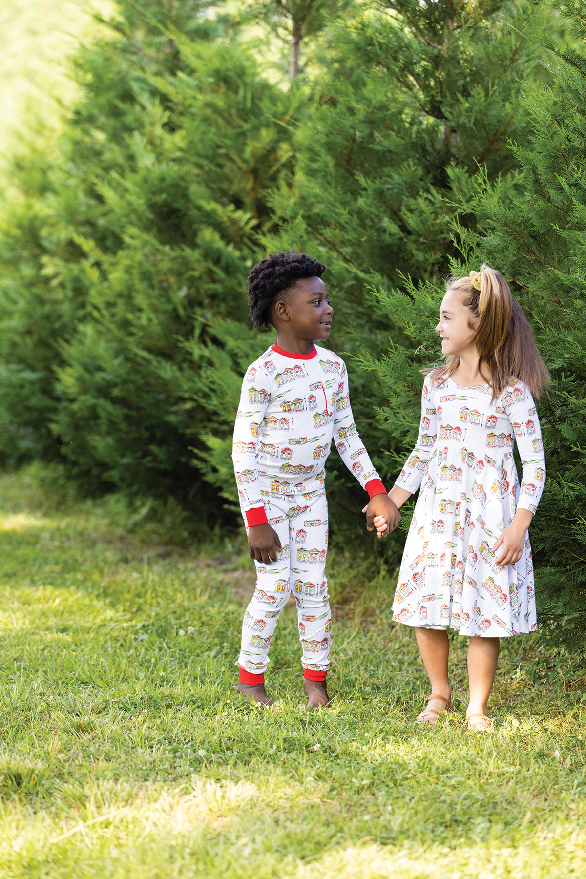 Nola Tawk - Wholesale Sleepwear Set - Kids - Bayou Wonderland Organic Cotton Christmas Pajama Set4
