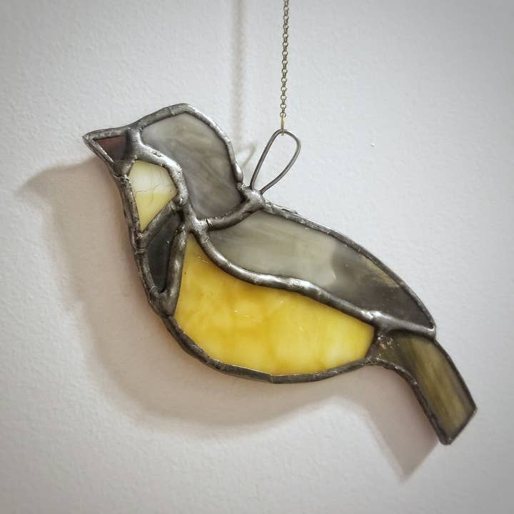 Lost & Found Design – wholesale Suncatcher – Stained glass - small bird hanging