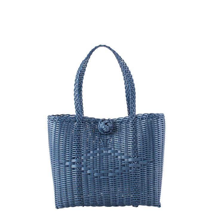 Sac à main très petit et solide en bleu brouillard pour la vente par The Lilley Line