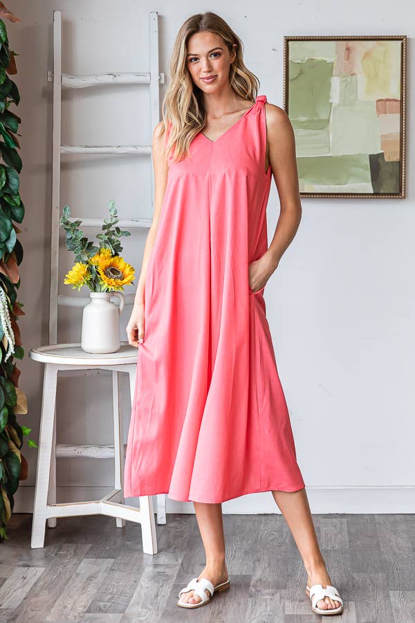 miroh - Wholesale Dress - Women's - KNOT DRESS MIDI DRESS 0