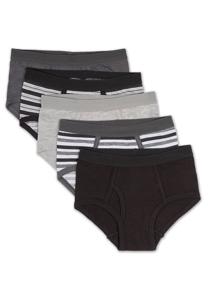 Solids & Stripes 5PR Pack Boys Briefs for wholesale by Infinity Classics International Inc.
